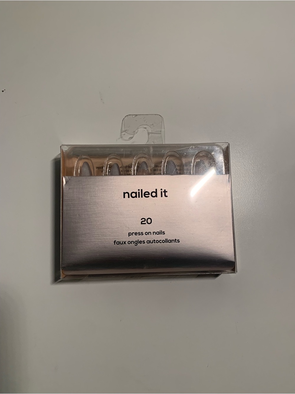 Rose Gold Press-On Nails - 20 Pack